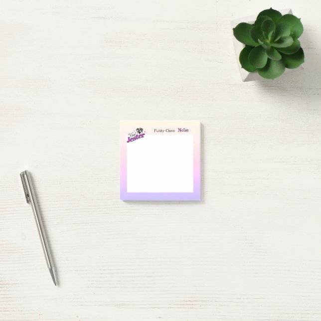Post-it® Club Void Jester – Bouffon de Chaos Souriant (Bureau)