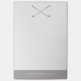 Post-it® Clubs de golf gris