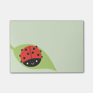 Post-it® Coccinelle de Kawaii