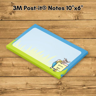 Post-it® Cochon avec panneau
