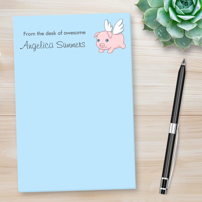 Post-it® Cochon Volant - Porcelet avec des Ailes (Créateur téléchargé)