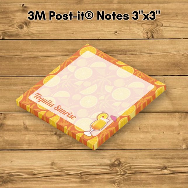 Post-it® Cocktail Tequila Sunrise (Créateur téléchargé)