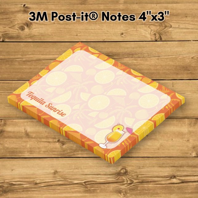 Post-it® Cocktail Tequila Sunrise (Créateur téléchargé)