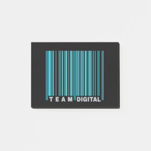 Post-it® Code-barres numérique d'équipe pour les nerds