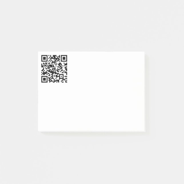 Post-it® Code QR créé instantanément (en entrant votre URL) (Devant)