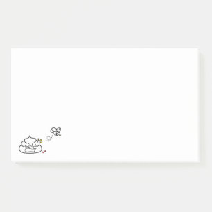 Post-it® Coeur brisé Poop - Brootsch le PooPoo