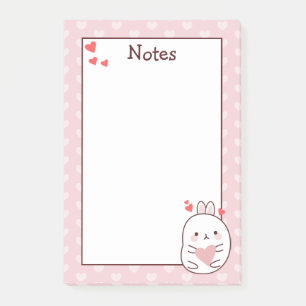 Post-it® Coeur Bunny mignon