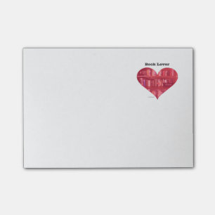Post-it® Coeur d'amoureux des livres