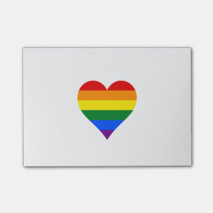 Post-it® Coeur de fierté de LGBT