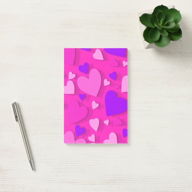 Post-it® Coeur de papier décoratif 8 (Bureau)