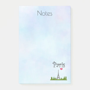 Post-it® Coeur Paris avec la Tour Eiffel