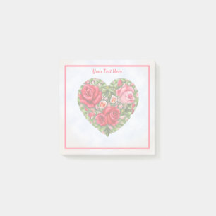 Post-it® Coeur Rose vintage