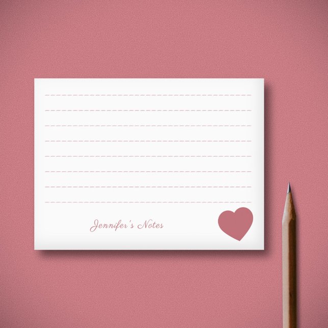 Post-it® Coeur rouge (Red Heart Post-it Notes)