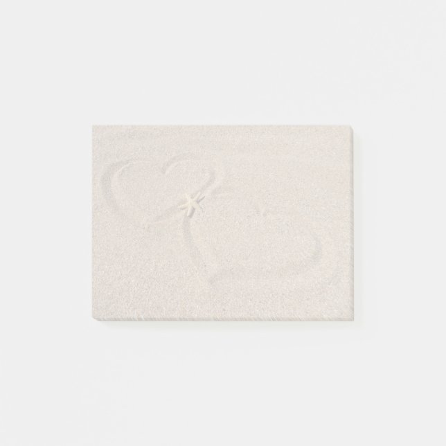 Post-it® Coeurs de sable doux (Devant)