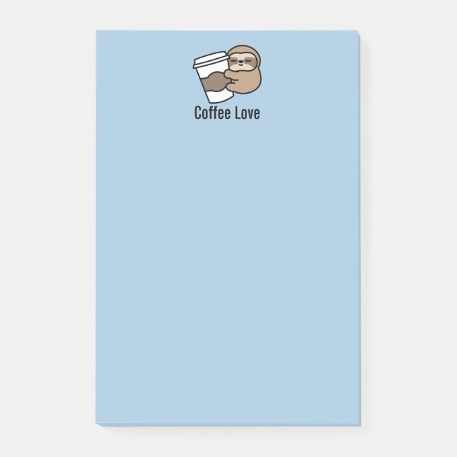 Post-it® Coffee Sloth (Devant)