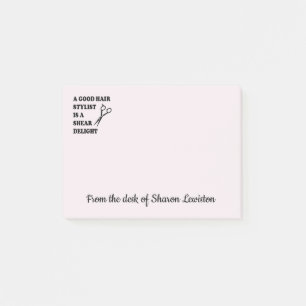 Post-it® Coiffeur amusant, coiffeur amusant, coiffeur barbi
