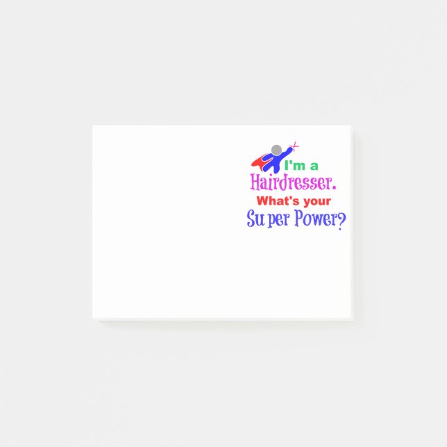 Post-it® Coiffeur super puissance (Devant)