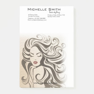 Post-it® Coiffure Stylo Extensions cheveux bouclés Sepia Re