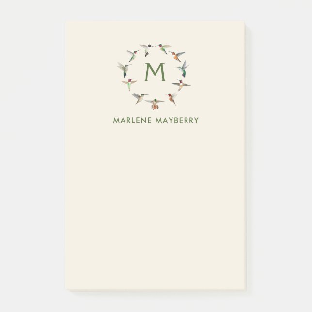 Post-it® Colibri personnalisé (Devant)