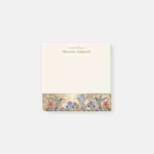 Post-it® Colibri Style Klimt Nom Personnalisé