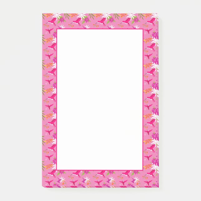 Post-it® Colibri Tropical Rose (Devant)
