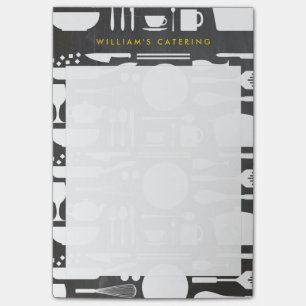 Post-it® Collage de cuisine sur l'Arrière - plan de tableau