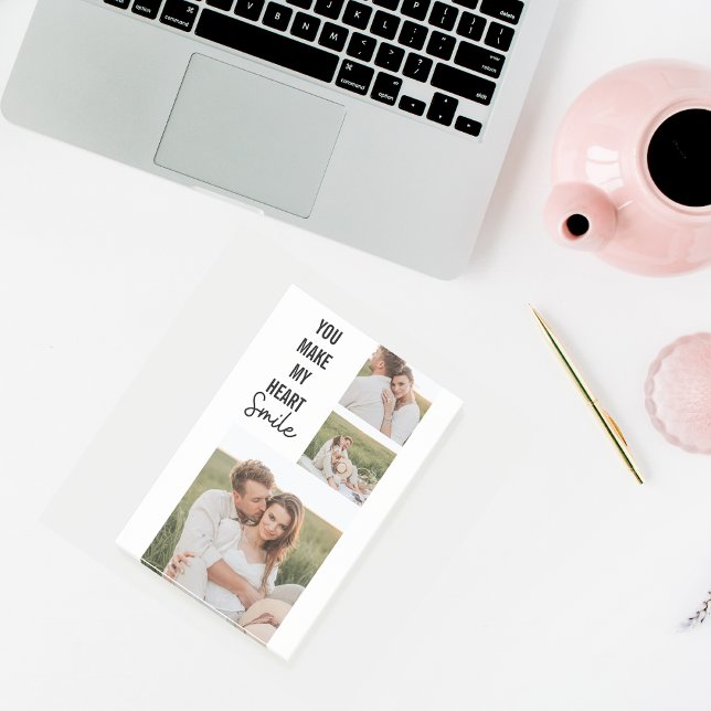 Post-it® Collage photo en couple et belle citation romantiq (Créateur téléchargé)