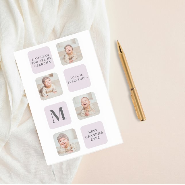 Post-it® Collage Photo & Meilleure Grand-Mère Jamais Meille (Créateur téléchargé)