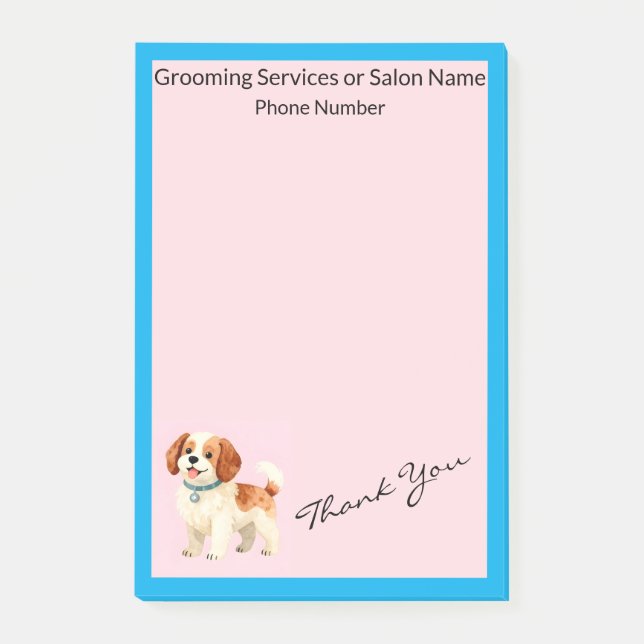 Post-it® Collection de soins personnalisés tendance (Devant)