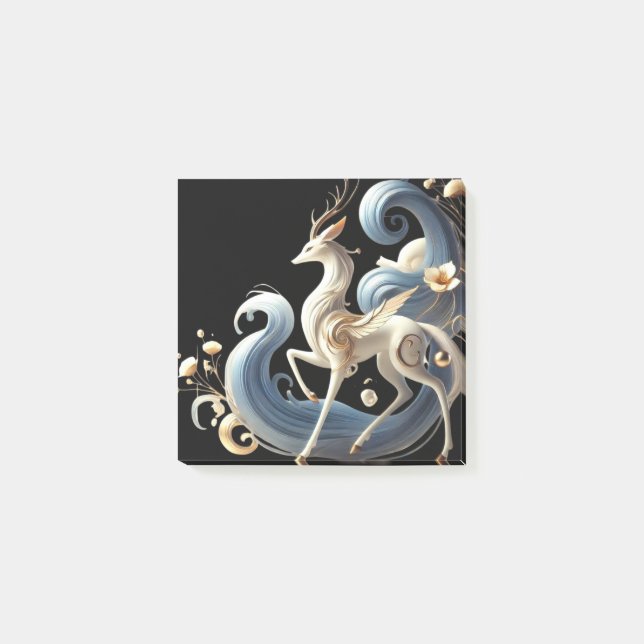 Post-it® Collection Fantastique Kirin Céleste (Devant)