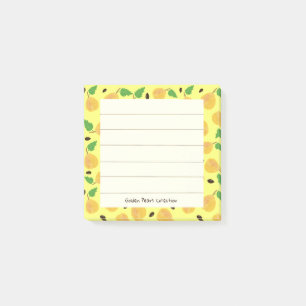 Post-it® Collection Poires Dorées Jaune Clair