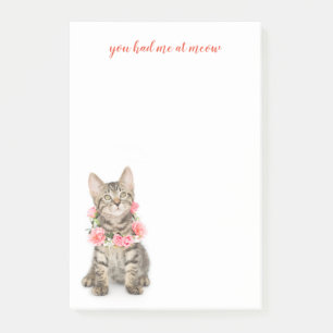 Post-it® Collier de port tigré Brown de fleur