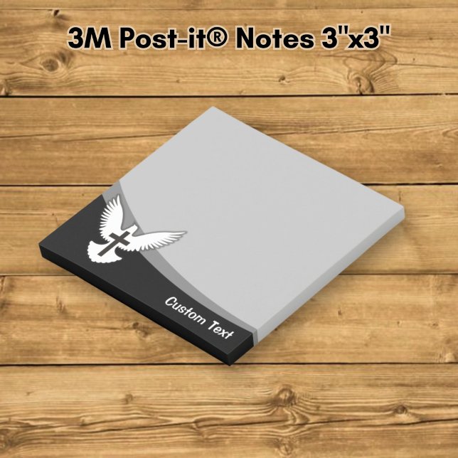 Post-it® Colombe avec croix (Créateur téléchargé)