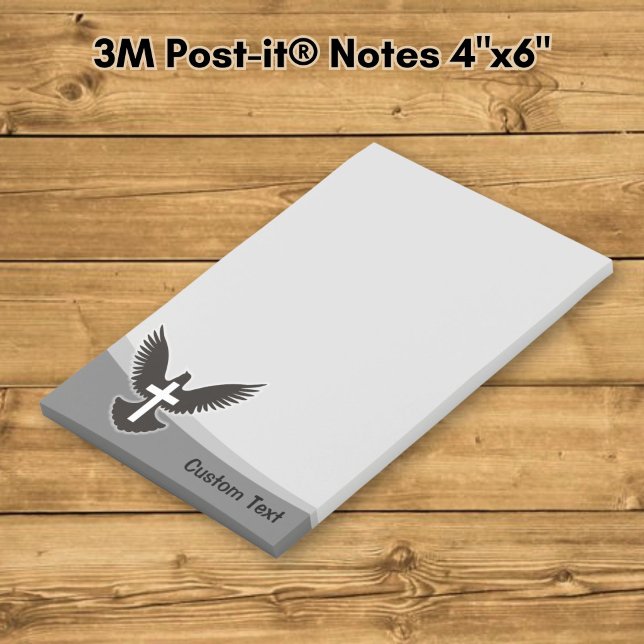 Post-it® Colombe avec croix (Créateur téléchargé)
