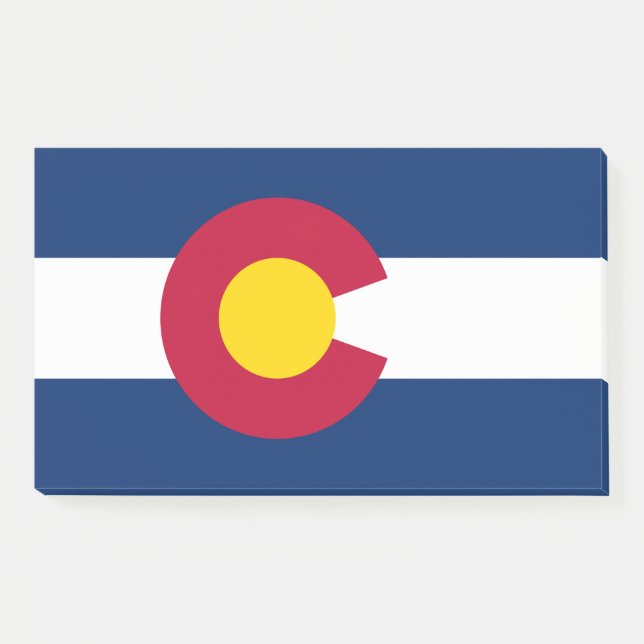 Post-it® Colorado : le drapeau du centième État américain (Devant)