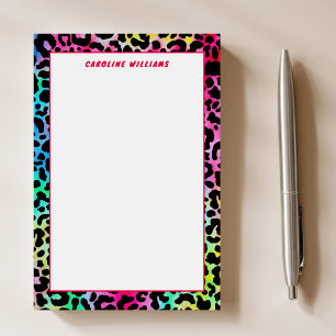 Post-it® Coloré Stylish Léopard Texture Neon Feminine