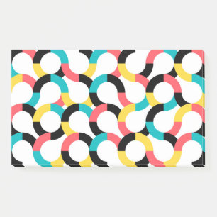 Post-it® Coloré, tendance, gai, fun moderne géométrique