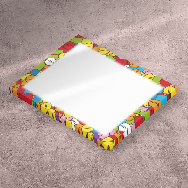 Post-it® Colorée pilules Médecin Médicale Infirmière Pharma (Colorful Pills Medical Doctor Nurse Pharmacy Post-it Notes)