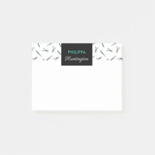 Post-it® Combs & Ciseaux - Noir & Turquoise - Ajouter un no