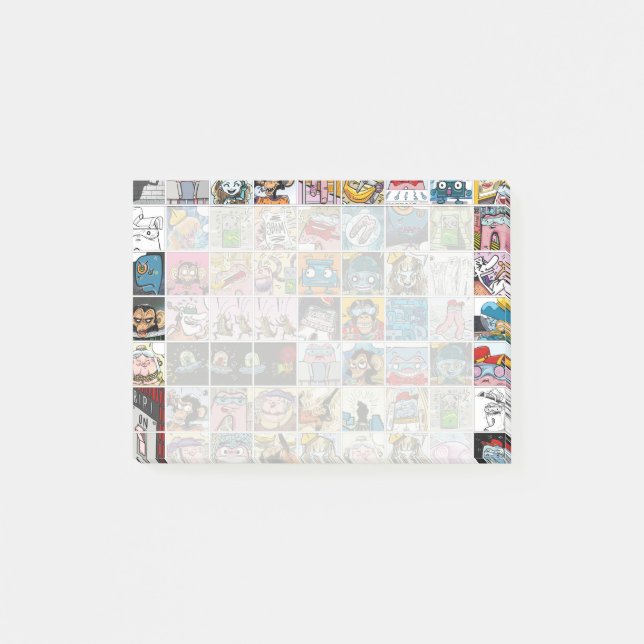 Post-it® Comic Caractères colorés Enfants Motif (Devant)