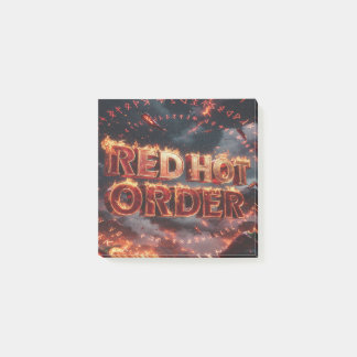 Post-it® Commande Rouge Chaud