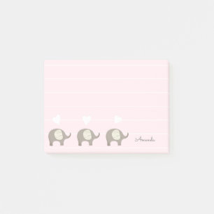 Post-it® Commentaire d'un éléphant mignon