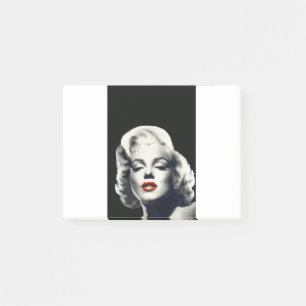 Post-it® CON24BW-V4 lèvres rouges Marilyn DANS BLACK.tif