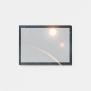 Post-it® Concept de l'artiste illustrant Kepler-16b.