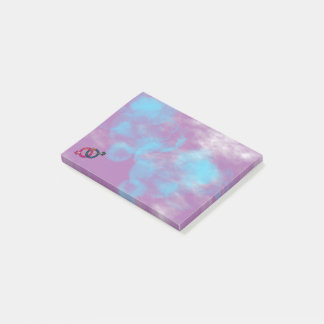 Post-it® Conception abstraite violette