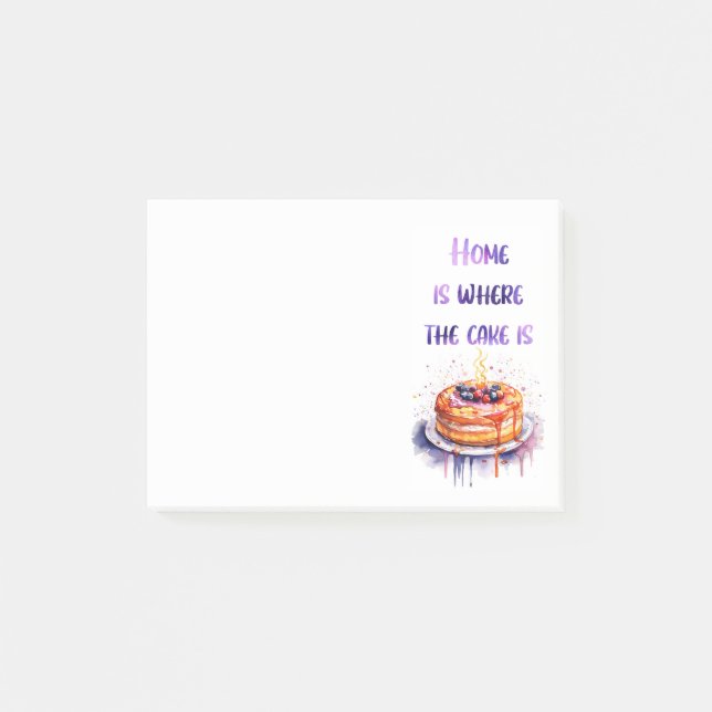 Post-it® Conception de gâteau sucré  (Devant)