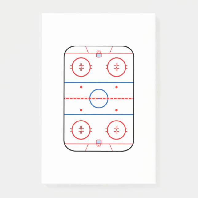 Post-it® Conception de match de hockey de diagramme de (Devant)