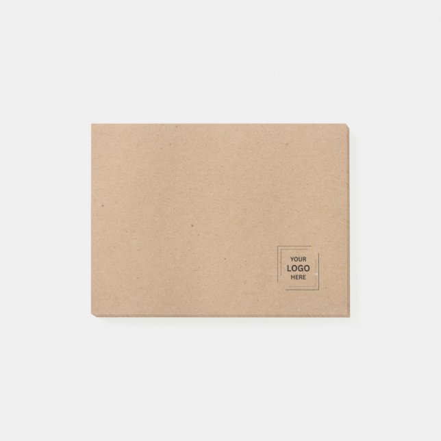 Post-it® Conception de note commerciale personnalisée Kraft (Devant)