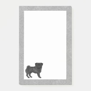 Post-it® Conception de race de chien Pug Mops couleur de ro