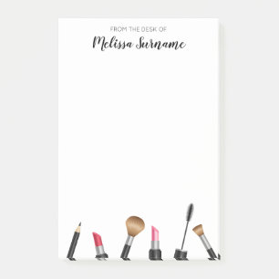 Post-it® Conception d'objets de maquillage et nom personnal